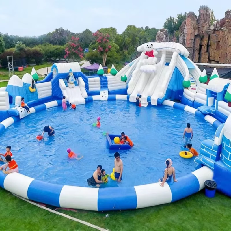 Commercial Aqua Sports Park Inflatable Floating Water Park for Sale