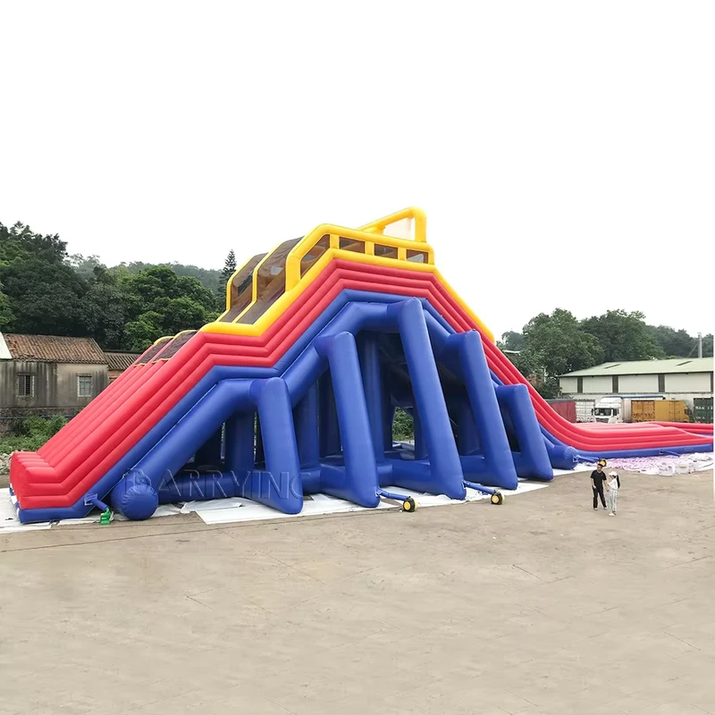 Commercial Big Rent Commercial Inflatable Wet and Dry Inflatable Water Slide