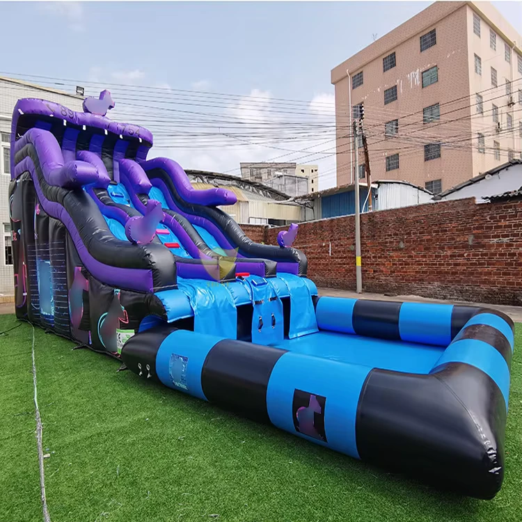 Commercial Big Rent Inflatable Bouncer Slide Wet and Dry Inflatable Water Slide