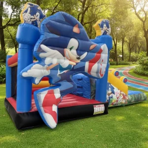 Castillo inflable comercial 23x13, casa de saltar para alquiler de fiestas