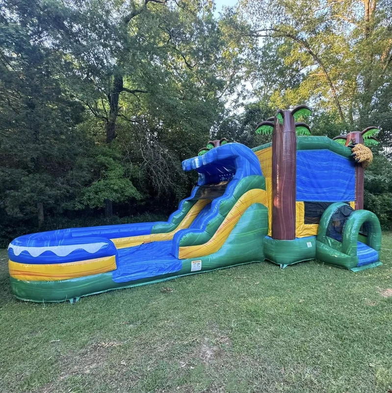 Nhà bơm hơi thương mại, lâu đài bouncy, nhà bơm hơi combo, lâu đài nhảy, cầu trượt ướt khô để bán