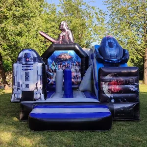 Commercial Bounce House With Slide Combo Kids Jumping Castle with Slide Wars Bouncy Castle Children Inflatable Trampoline