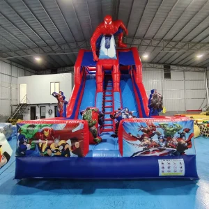 Commercial Bounce House With Slide Jumping Castle for Sale Bouncy Castle Spiderman Inflatable for Slide Kid