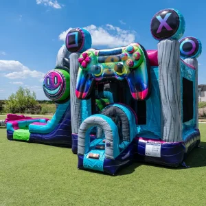 Commercial Bouncy Castle Game Controller Bounce House Water Slide Combo Hupfburg Jumping Castle for Kids Jumper Party Rental