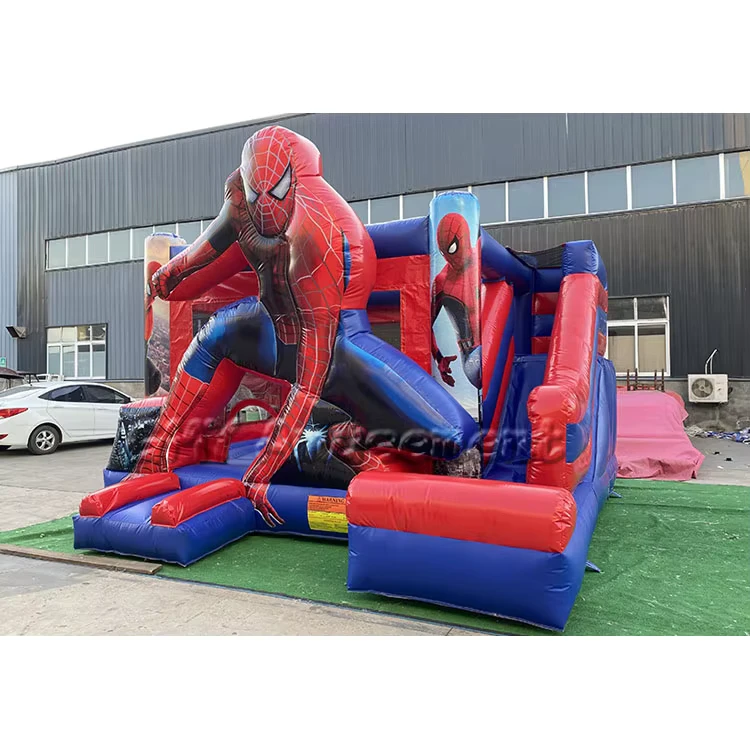 상업용 바운시 캐슬 슬라이드 콤보 인플레이터블 점핑 캐슬 어린이용 PVC