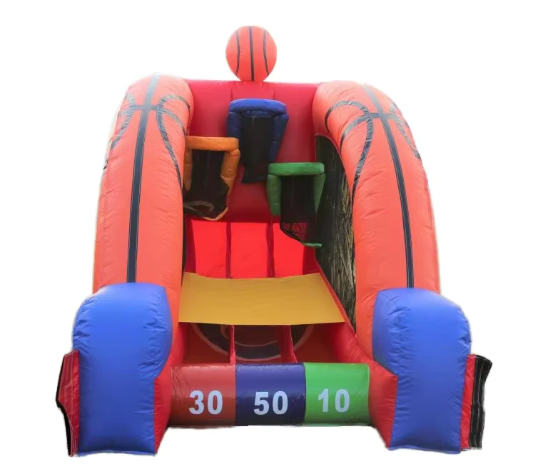 Commercieel Carnaval Feest Interactief Spel Basketbal Uitdaging Opblaasbaar Basketbal Schietspel voor Kinderen en Volwassenen