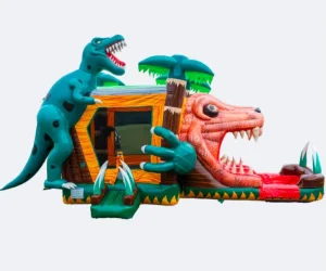 Commercial Custom Dinosaur Inflatable Castles Outdoor Trampolines Water Slides Party Inflatable Jumping Trampolines for Sale