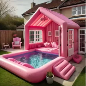 Kommerziell angepasster PVC-Schwimmbecken-Wasserbett aufblasbares Sofa Pool für Erwachsene und Kinder aufblasbares Poolhaus