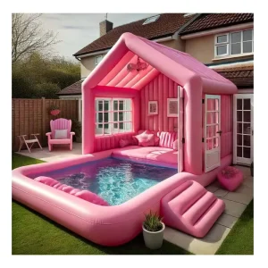Kommerziell angepasster PVC-Schwimmbecken-Wasserbett aufblasbares Sofa Pool für Erwachsene und Kinder aufblasbares Poolhaus