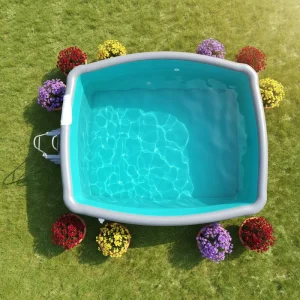 Commercial Customized Inflatable Pool Couch Heavy Duty PVC Portable Outdoor Pool for Backyard Party