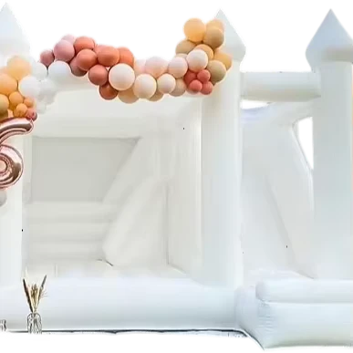 Commercial Customized PVC Inflatable Bouncy Castle Combo Outdoor Bounce House and Ball Pit for Kids