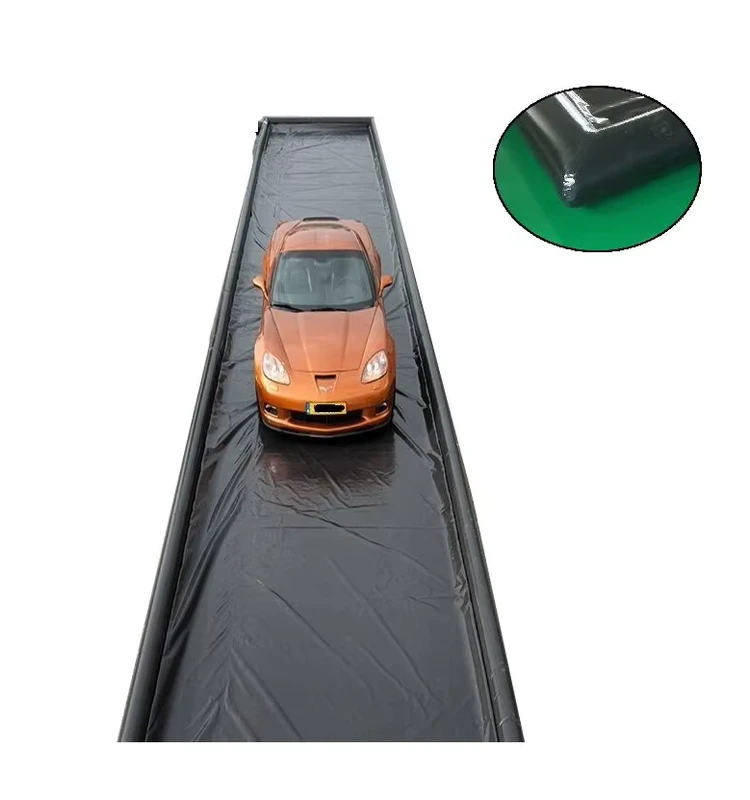 Commercial Customized Water Collector Containment Mat PVC Portable Inflatable Car Wash Mats