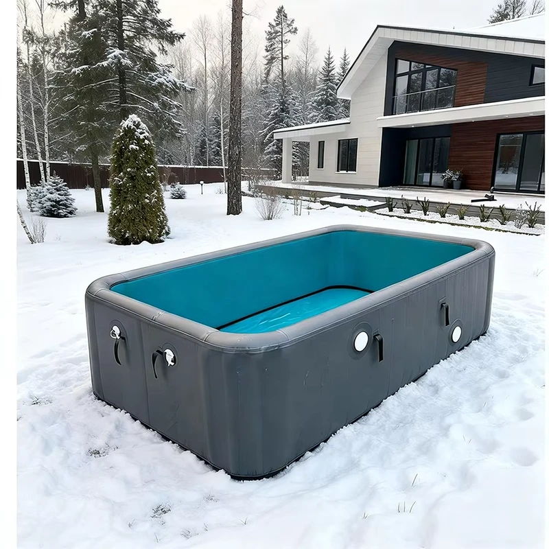 Piscine gonflable commerciale en PVC, piscine portable I Go pour jardin, taille personnalisée