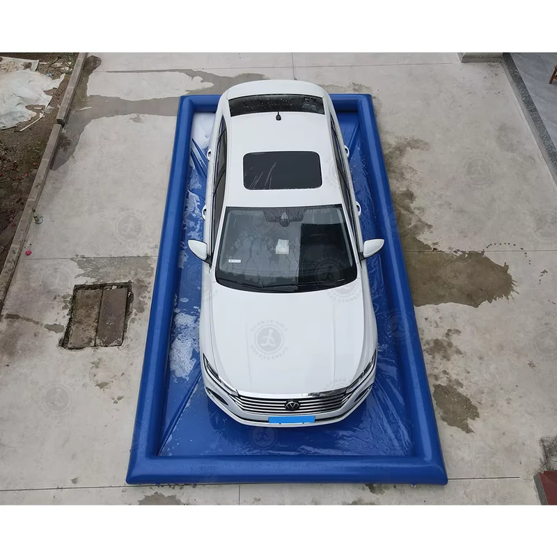 Alfombra de Lavado Inflable Comercial Tipo Sello de Aire de Fácil Instalación