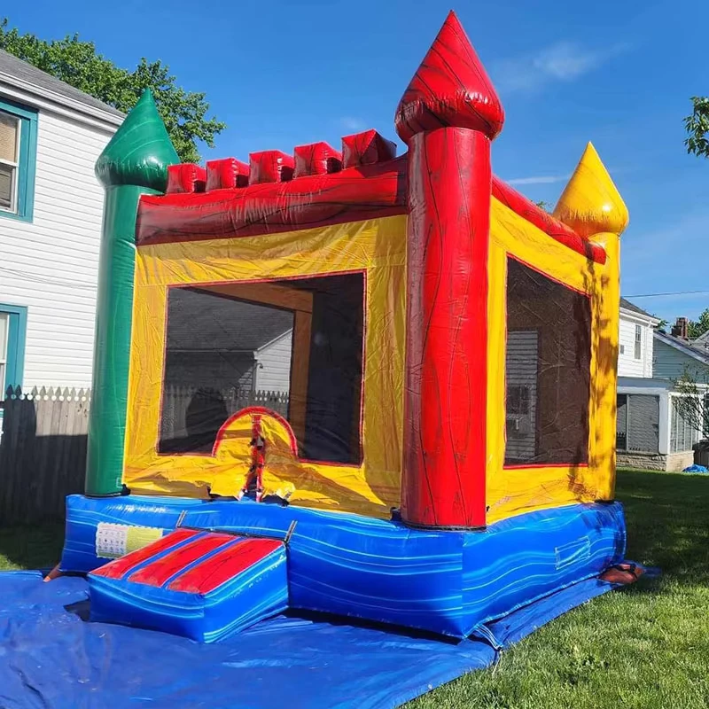 Commercial Eco Friendly Inflatable Bouncy Castle Kids Jumping Slide Combo Outdoor Air Trampoline Large Bouncing House Amusement