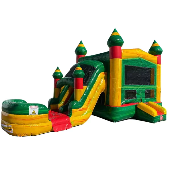 Commercieel milieuvriendelijk opblaasbaar springkasteel, bouncer, kinderbed, 500-800KG capaciteit, 2-3 jaar garantie