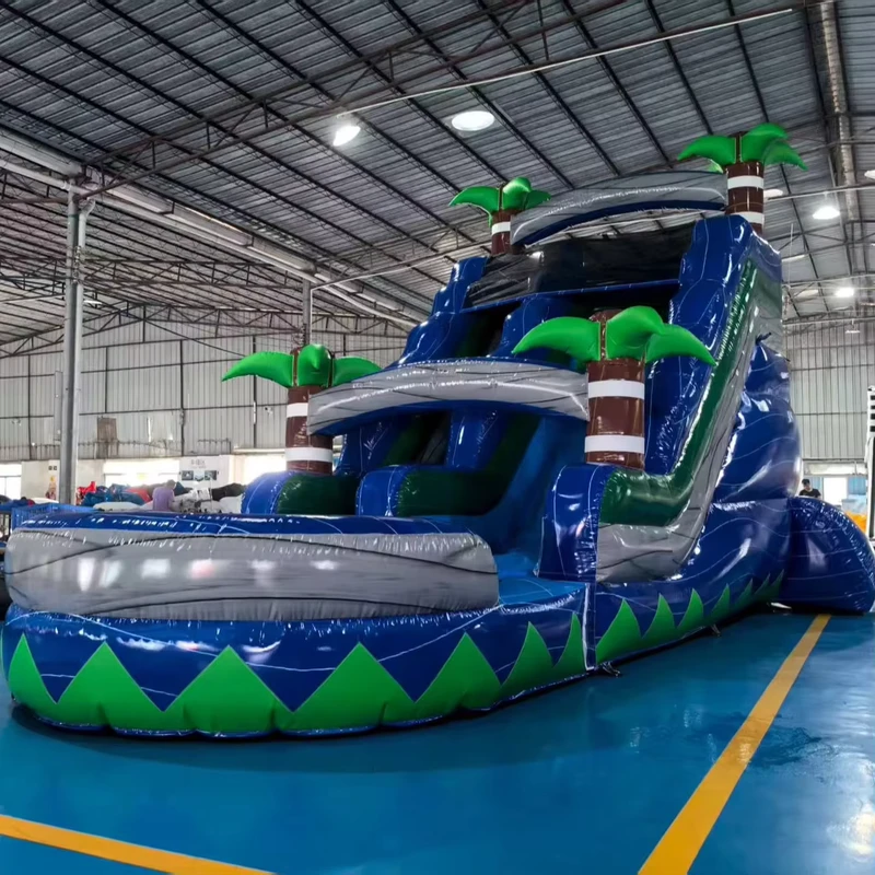 Juguetes Inflables para Piscina Comercial de 16ft, 18ft, 20ft, 23ft, Tobogán Inflable
