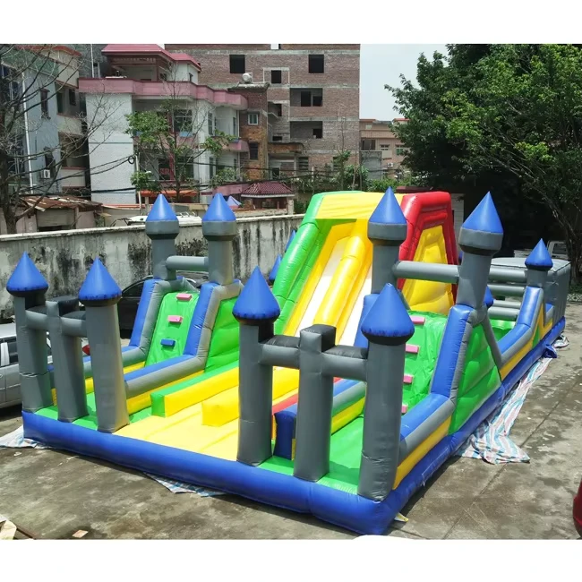 Castelli Gonfiabili Commerciali Giganti con Scivolo per Bambini