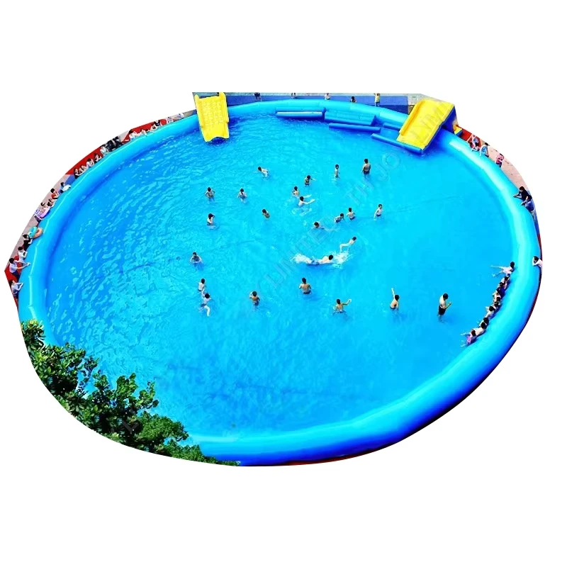 Bể bơi phao tròn PVC khổng lồ cho công viên giải trí ngoài trời dành cho người lớn và trẻ em