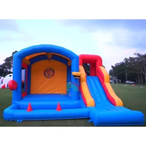 Commercial Grade 100% PVC Inflatable Bounce Houe Combo Kids Outdoor Play Inflatable Bouncy Castle with Slide Ball Pit Blower