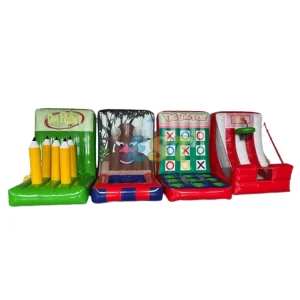 Giochi gonfiabili interattivi 4 in 1 di grado commerciale per eventi e noleggi