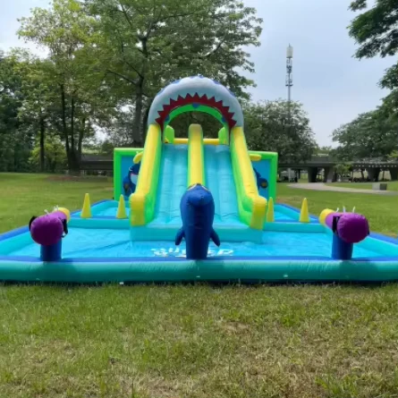 Gewerbliche Qualität Bunte Aufblasbare Hüpfburg für Kinder EINFACHE INSTALLATION Hüpfhaus