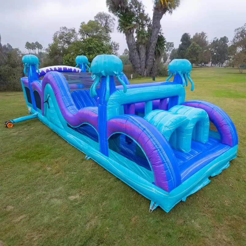Commerciële Kwaliteit Bouncy Obstakelparcours voor Achtertuin Carnaval, Attractieparken en Feestverhuur