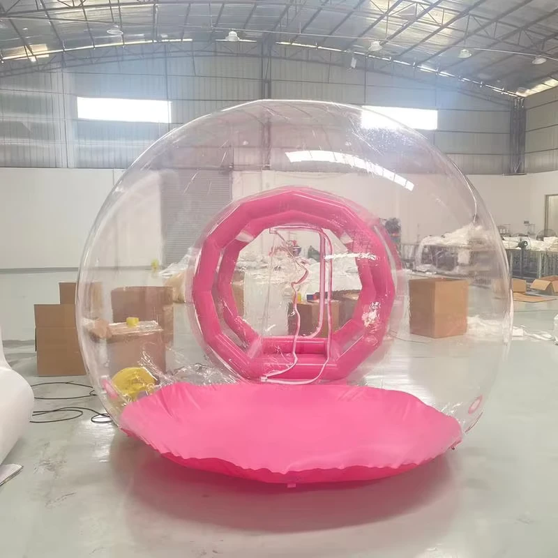 Tenda Dome Gelembung Warna-warni untuk Pesta Ulang Tahun Anak, Rumah Gelembung Inflatable untuk Acara Bisnis
