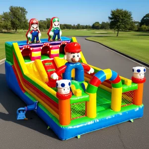 Commercial Grade Eco Friendly Inflatable Castle Jumping Slide Durable Bounce House Combo 1000kg Capacity 4mx8mx6m 25 Children