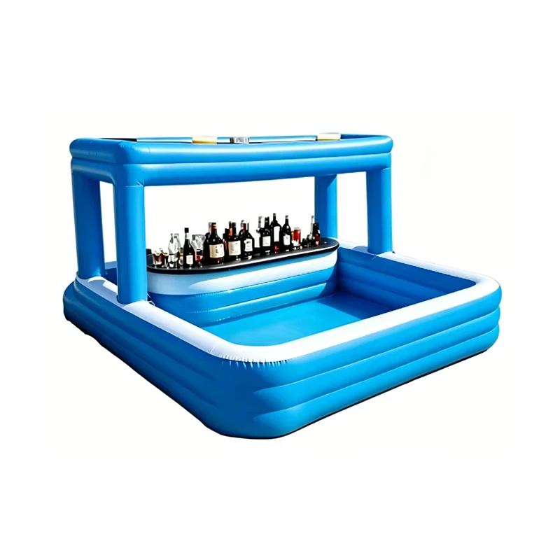 Kommerziell, umweltfreundlich, kabellos, wasserdicht, PVC, aufblasbare Poolbar für den Familiengebrauch