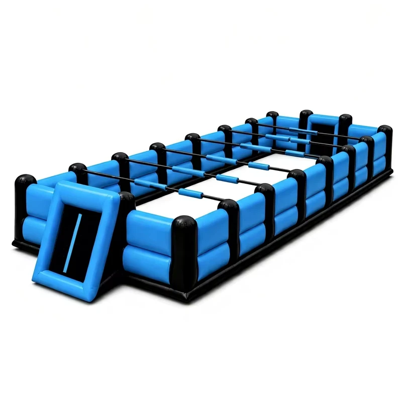 Curso de Obstáculos Humano Inflable de Grado Comercial con Logo Personalizado, PVC Duradero para Alquiler de Eventos de Team Building