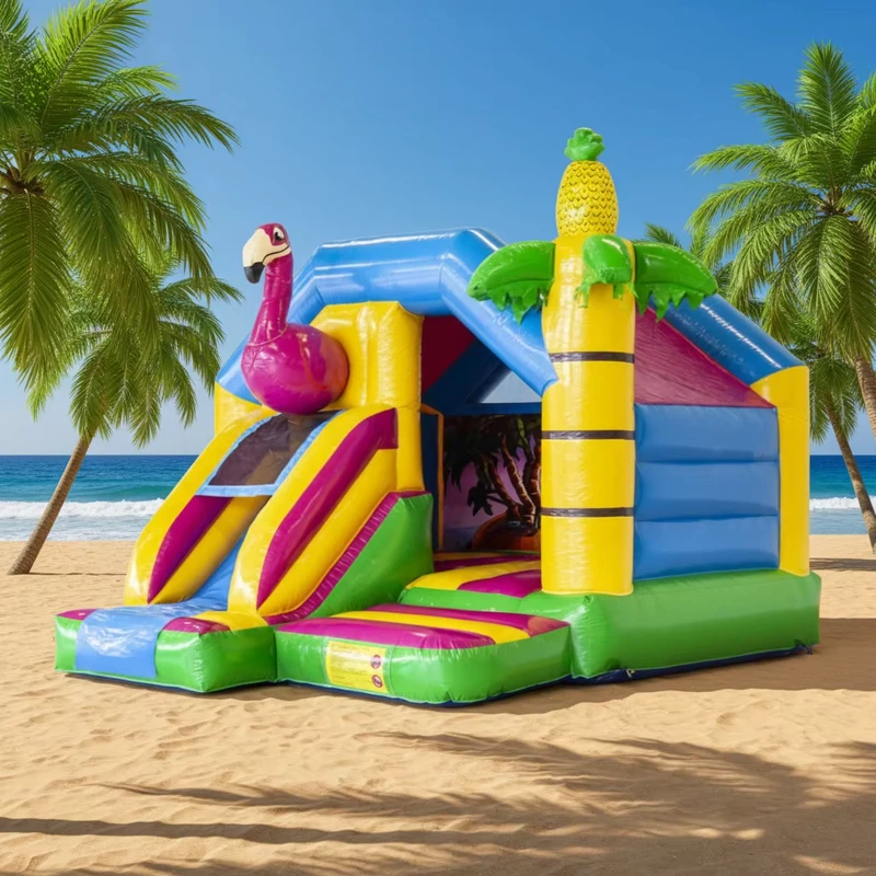 Commercial Grade Heavy-duty PVC Inflatable Bouncy Castle Combo Water Slide for Kid’s Party Outdoor Amusement Party Rental