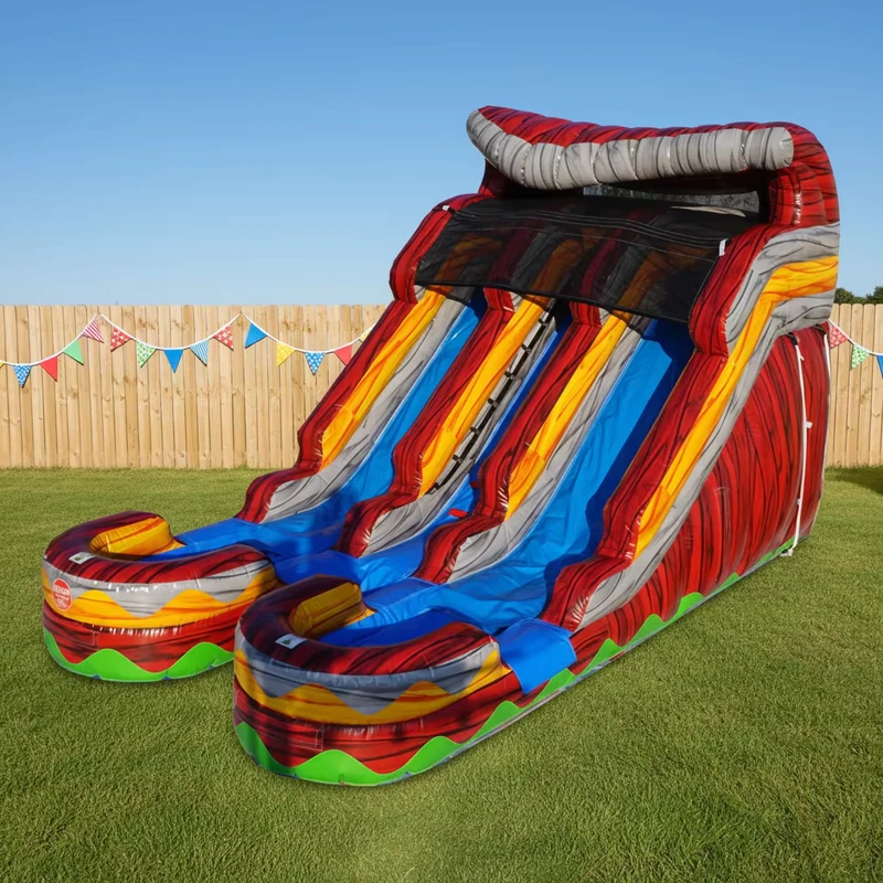 Lều Bouncy Castle & Nhà Nhảy Bằng Khí Chất Lượng Thương Mại, Đường Trượt Nước Nhiệt Đới, Chất Liệu PVC, Màu Sắc Tùy Chỉnh, Logo Tùy Chỉnh, Kích Thước Tùy Chỉnh