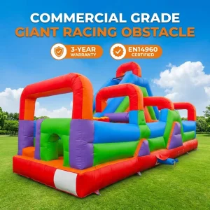 Commercial Grade Inflatable Obstacle Course PVC Inflatable Playground for Outdoor Party Rental Business with Customized Colors