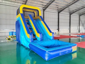 Commercial Grade Inflatable Water Slide Heavy Duty PVC CE Certified 1 Year Warranty 9x3x5.5m for Commercial Outdoor Events