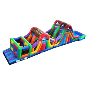 Commercial Grade Obstacle Course Inflatable Obstacle Course Castle Inflatable Obstacle Course with Slide