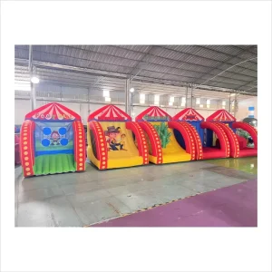 Commercial Grade One 5 in 1 Oxford Inflatable Carnival Games Inflatable Multi Sports Games