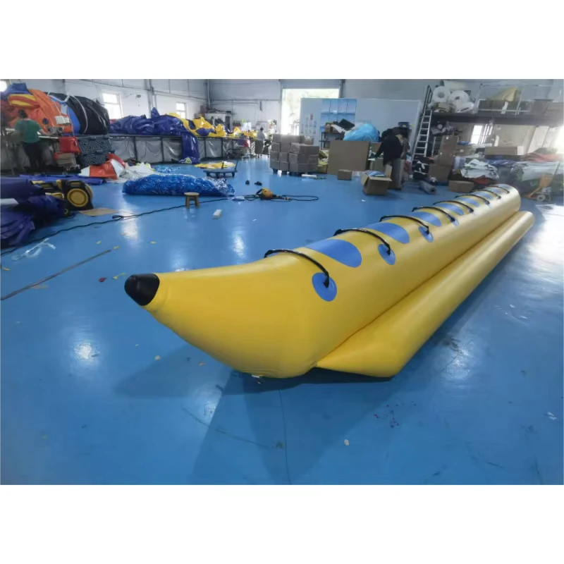Commerciële Kwaliteit Eén Opblaasbare Bananenboot Opblaasbare Kajak met 0,9 mm PVC Zeil