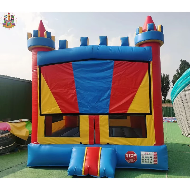 Castello Gonfiabile per Feste all'Aperto di Grado Commerciale con Facile Installazione e Dimensioni Personalizzabili per Bambini