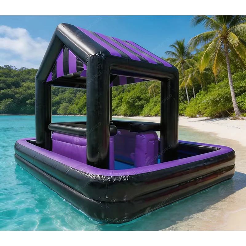 Bar Galleggiante Inflatable per Piscina da Esterno per Feste in PVC di Qualità Commerciale per Adulti