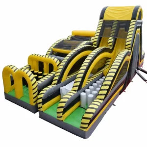 Commercial Grade PVC CE Certified O-151 Adult and Kids Inflatable Obstacle Course with 3-Year Warranty
