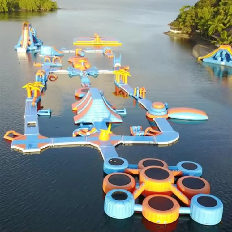 Commerciële Kwaliteit PVC Drijvende Opblaasbare Waterpark, Opblaasbare Water Spellen, Opblaasbaar Aqua Park voor Volwassenen en Kinderen