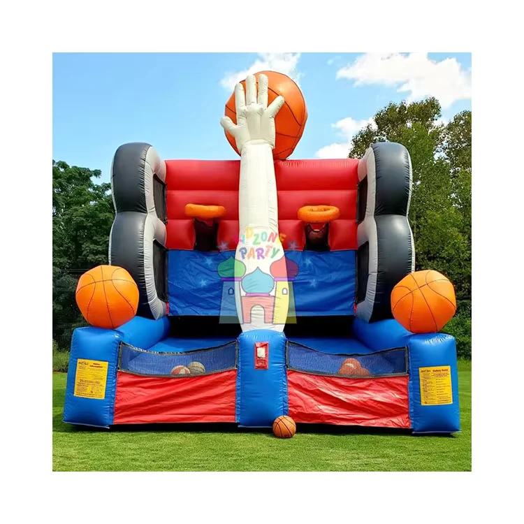 Commercial Grade PVC Inflatable Basketball Hoop Shot Unisex Interactive Sport Game Deportivos Party Castillos Hinchables Blower