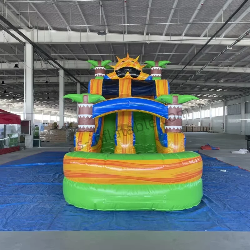 Commercial Grade PVC Inflatable Dry Slide for Kids Playground
