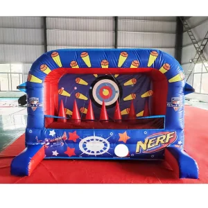 Commercial Grade PVC Inflatable Shooting Ranking Game Carnival Floating Targets Nerfwall Shooting Game for Kids Adults