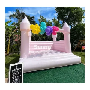 Commercial Grade PVC Multicolor Inflatable Bounce House Bouncy Jumping Castle with Easy Setup for Wedding Customized Color