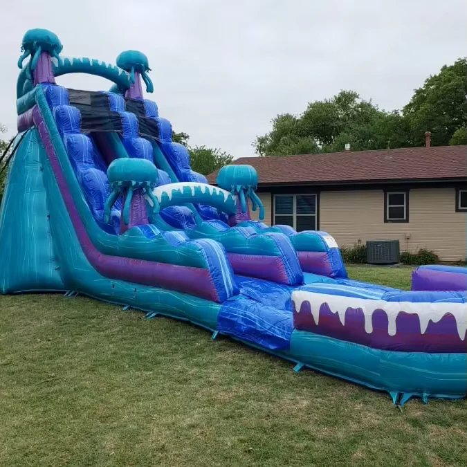 Commercial Grade PVC Outdoor Kids Big Bouncy Castle Jumping Castle Inflatable Water Slide With Pool