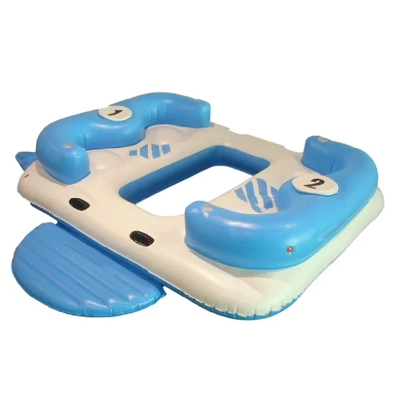 Gewerbliche PVC dicke aufblasbare Outdoor-Plattform Insel