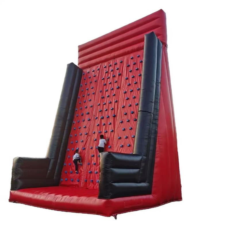 Parede de Escalada Inflável de PVC de Grau Comercial, Protetora UV, Retardante de Chama, 10m, Fácil de Montar