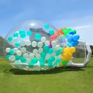Commercial Grade PVC White Bounce House Bouncy Castle Inflatable House Tent for Toddler Bubble House Inflatable Balloon
